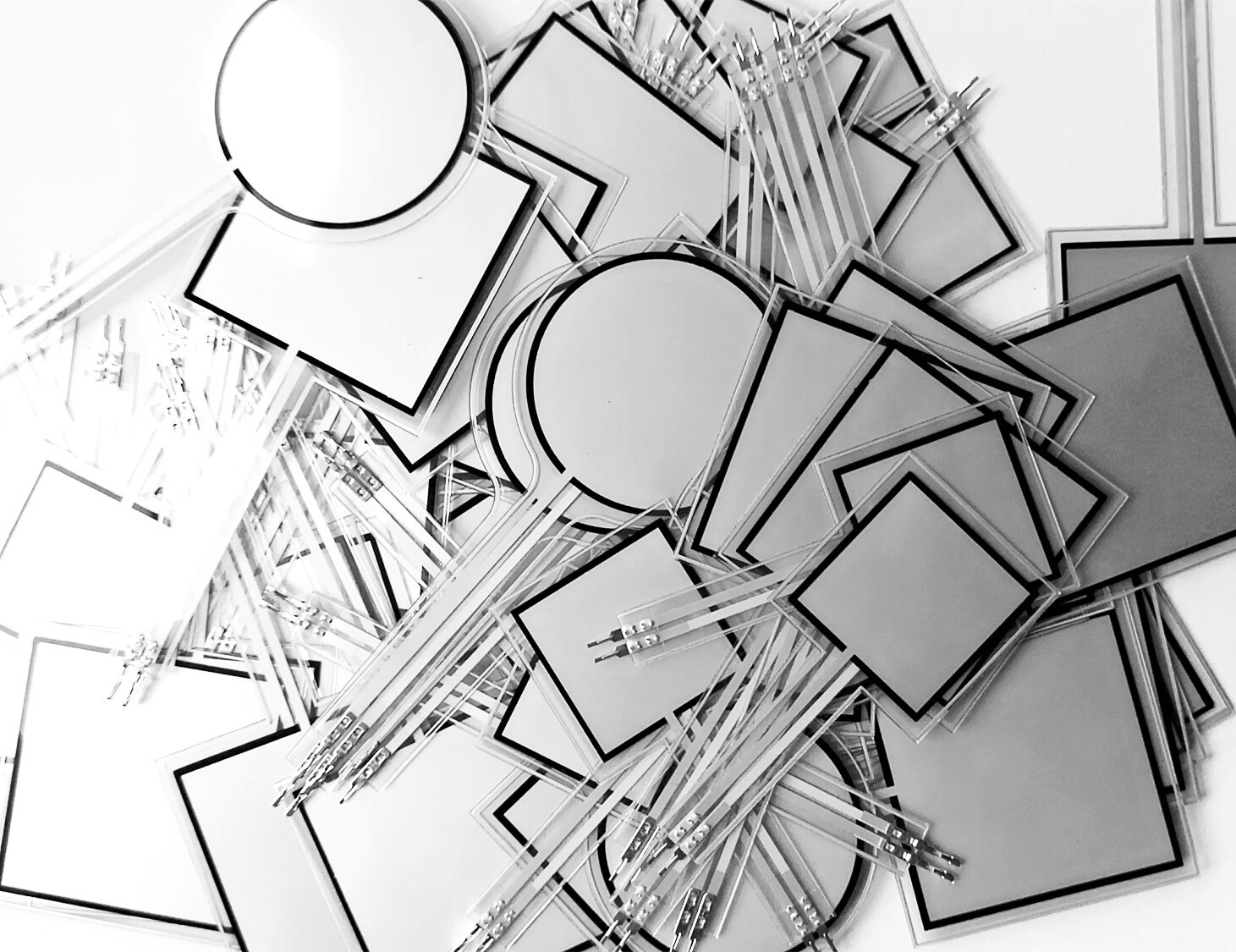 F4046 Piezoresistive Large Area Flexible Film Pressure Sensor FSR