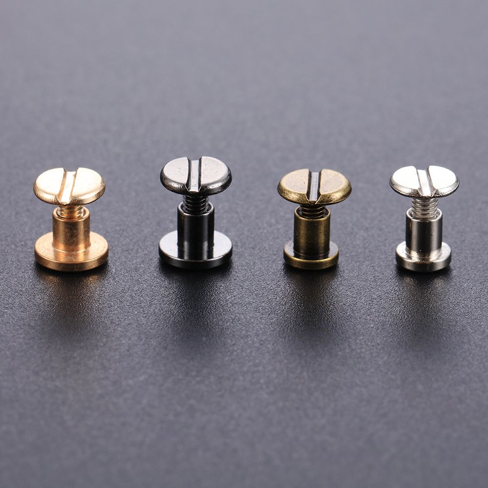 Rivets à ongles en laiton, motif de cœur en métal, Rivets à vis, bouton en tissu, chaussures artisanales en cuir, chapeaux, artisanat de Scrapbooking, bricolage, 10 ensembles
