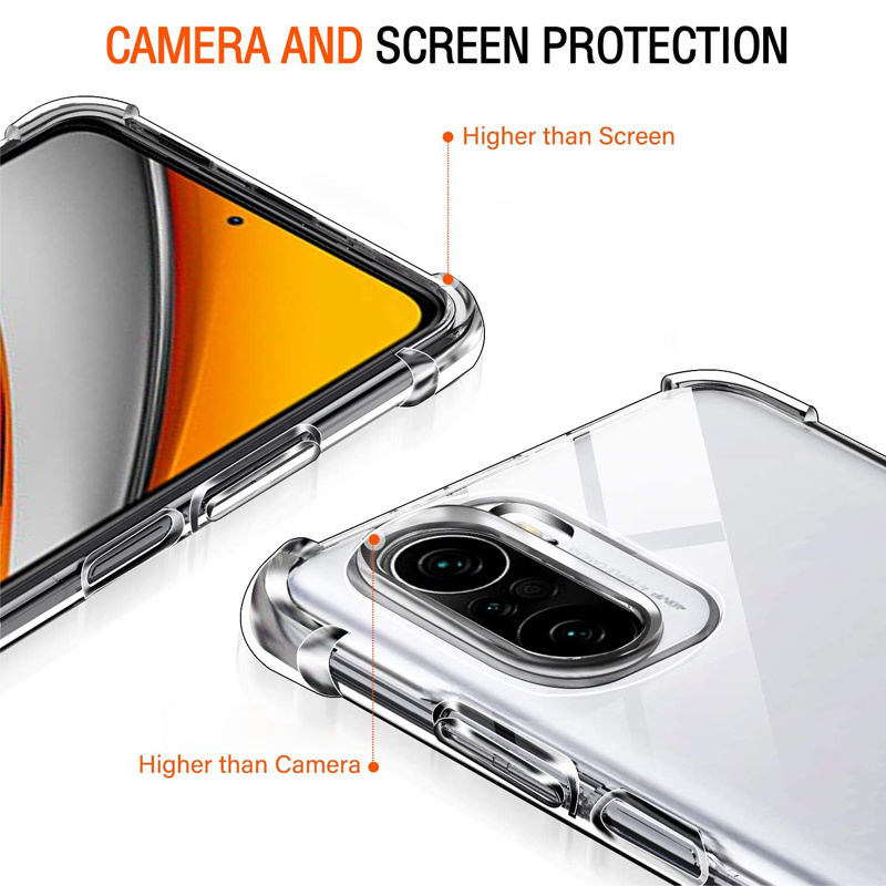 Soft Clear Case Voor poco-f3 Telefoon Hoesjes pocophone f3 xiaomi poco f3 Shockproof Silicone Cover pocophone f3 Case poco f3 Hoesje