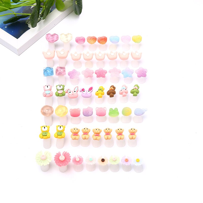 8 stuks zachte siliconen teenspreiders, voet- en vingerverdelers, manicure, pedicure, nagelkunstgereedschap, bloemenhouder, accessoire
