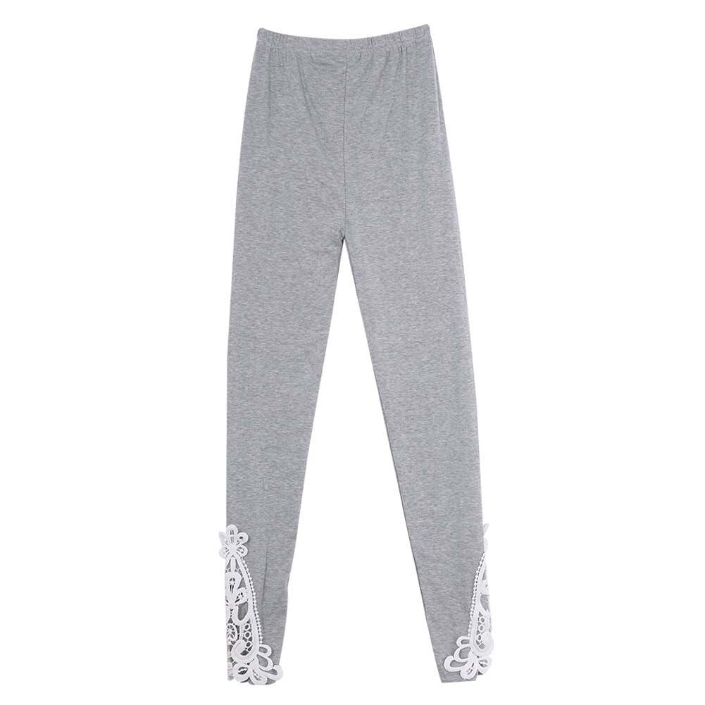 Pitsiliitos vyötärö leggingsit naisten print treenivaatteet push up fitness naisten joustavat ohuet housut leggingsit: Harmaa