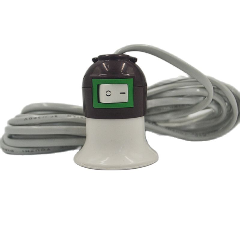5m forlænger hængende lanterne pendel lampe ledning kabel  e27 fatning med tænd/sluk kontakt , 2- ben stik, til køkken soveværelse lys