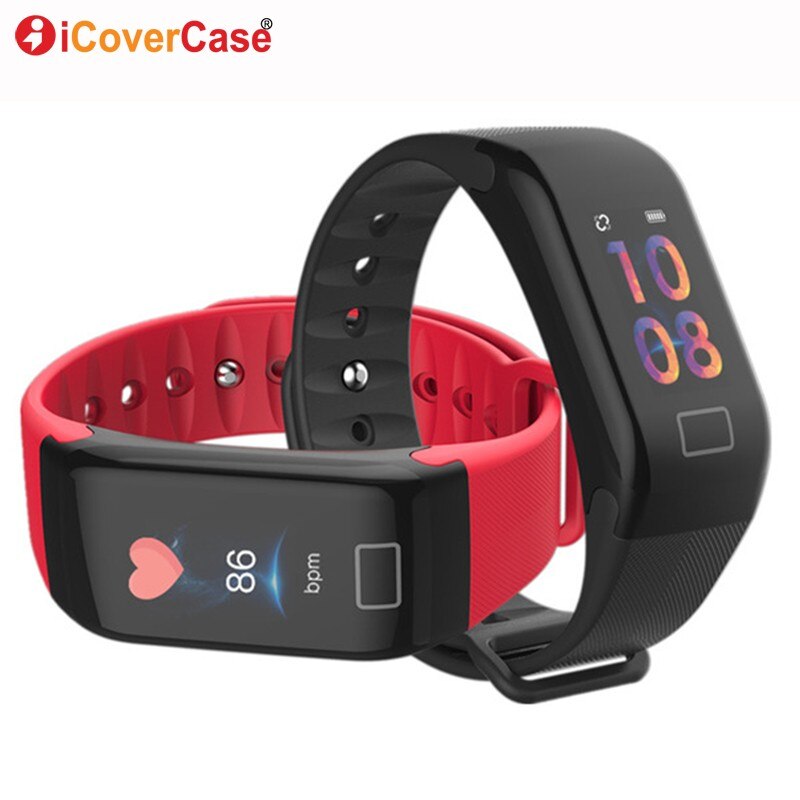 Voor xiaomi  mi 8 pro 9 se 6 5 a1 a2 lite 5s plus pocophone  f1 waterdichte smartwatch polsband bloeddruk hartslagmeter
