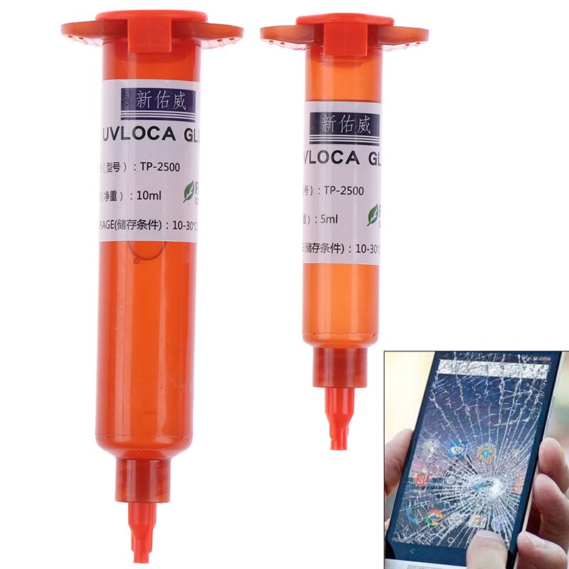 5/10ML colla UV UV LOCA liquido adesivo trasparente ottico per riparazione cellulare per tocco schermo per telefono cellulare IPhone