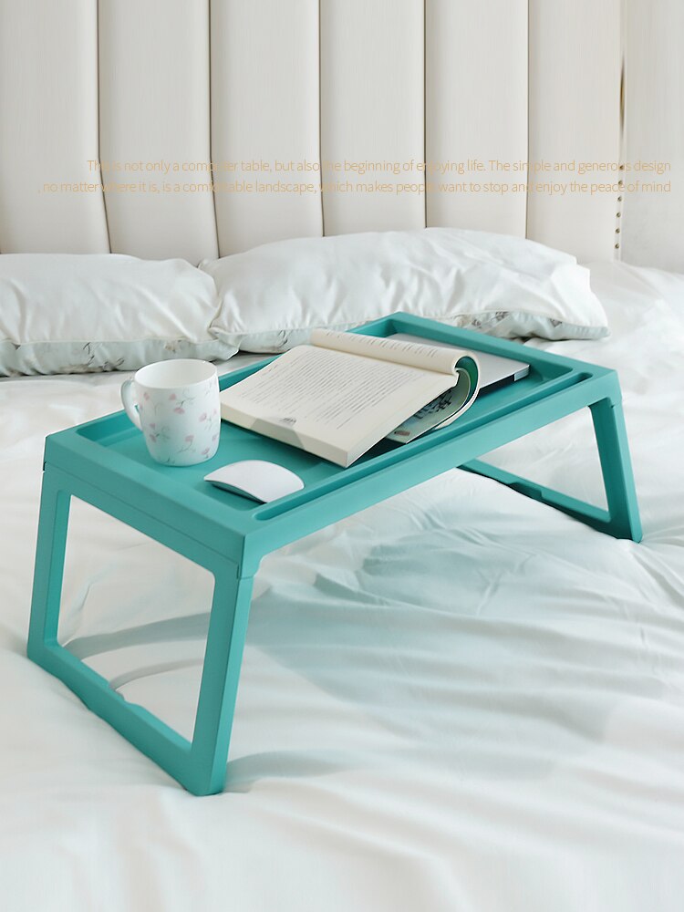 Lightweight Folding Table Portable Small Dining Table Simple Household Children's Mini Office Learning Storage Bed Computer