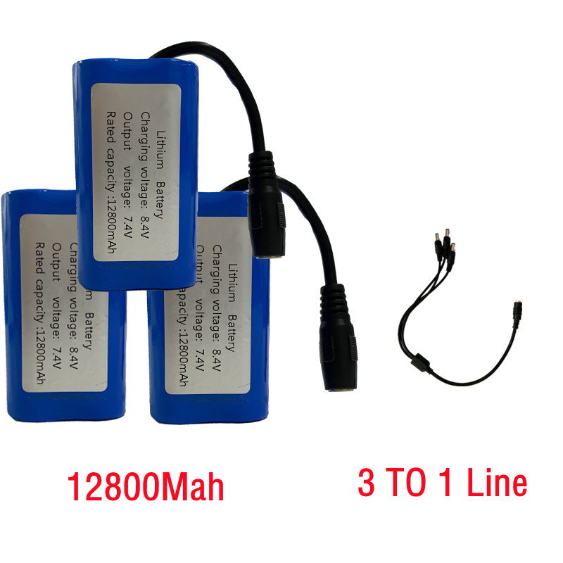 V020 T188 T888 V18 D16 V900 V700 D18 Afstandsbediening Rc Vissen Nest Aas Boot Onderdelen 7.4V 12800Mah 15000Mah Batterij/Lader: Light Grey