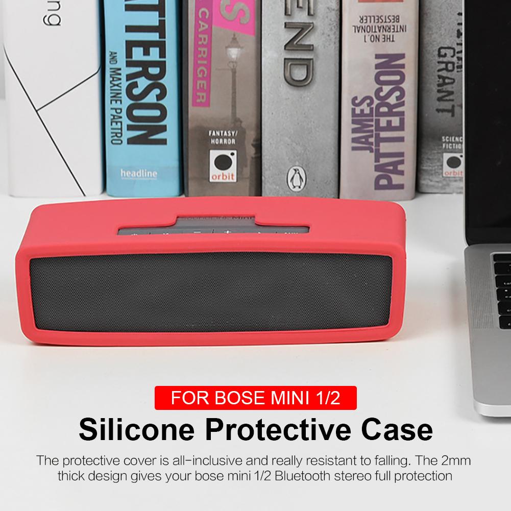 För bose sound link mini i/ii trådlös bluetooth-högtalare silikonskyddsfodral stötdämpande fallskyddshöljetillbehör