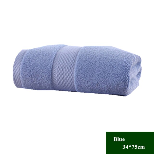 Large Bath Towels For Adults 80*160 cm 850g 100% Cotton Luxury Beach Towel Bathroom Sauna Cover Sheet Towel: Blue1
