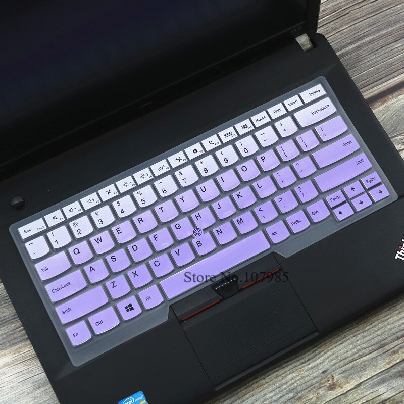 Laptop Keyboard Cover Skins For Lenovo Thinkpad X1 Carbon 14" , ThinkPad X1 Yoga Gen, S2, E465 E470 E470C 14 inch: GradualPurple
