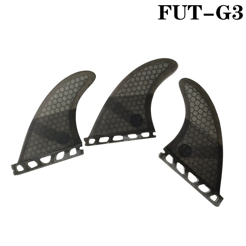 Planche de surf sup future  g3 ailerons en fibre de verre nid d'abeille aileron moyen aileron de planche de surf quilhas 4 couleurs disponibles: Noir