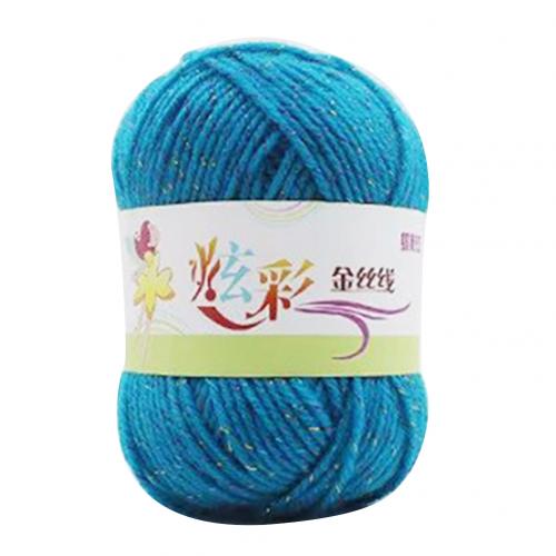 4 Strands Soft Knitting Crochet Thread Hand Woolen Yarn DIY Apparel Sewing Accessories: Sky Blue