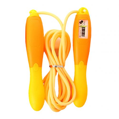 Cuerda de saltar para contar para niños, rodamiento de Fitness, para saltar, ejercitador de gimnasio, Fitness: Amarillo