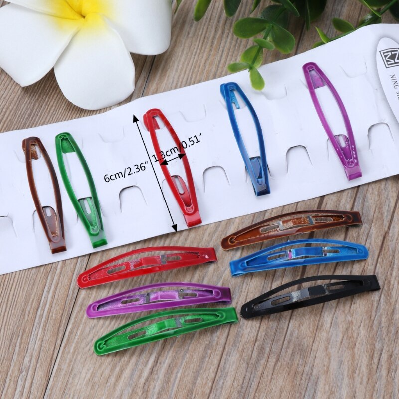 12 Stks/partij Kids Haarspeldjes Kleurrijke Metalen Haar Clips Meisjes Mooie Haarspelden Metalen Voor Kids