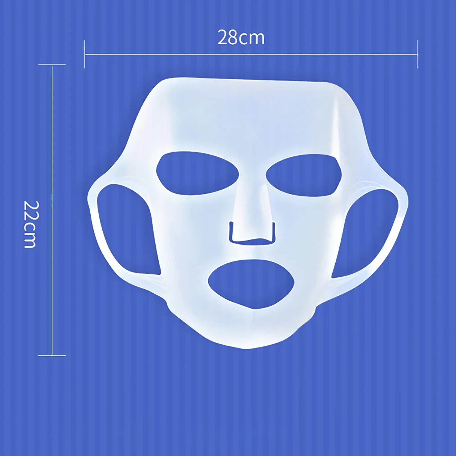 Siliconen Oor Opknoping Gezichtsmasker Cover Herbruikbare Hydraterende Gezichtsbescherming Dubbele Absorptie Anti Verdamping Masker Beschermhoes: Goud