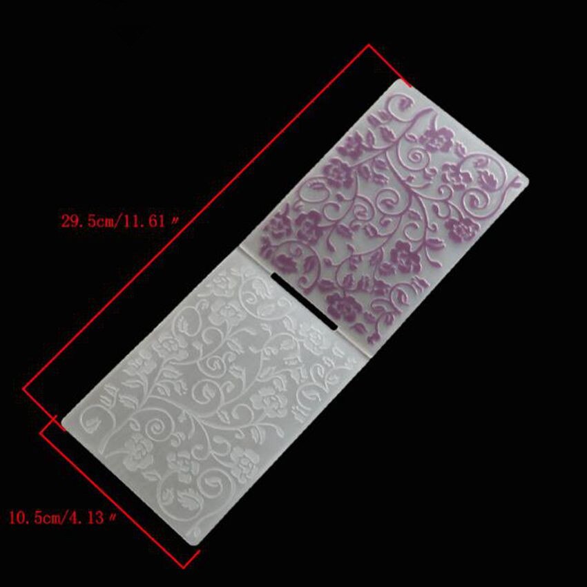 Flower Plastic Embossing Folder For Scrapbooking DIY Paper Card Photo Album Plastic Template Stamp Card Making Decor