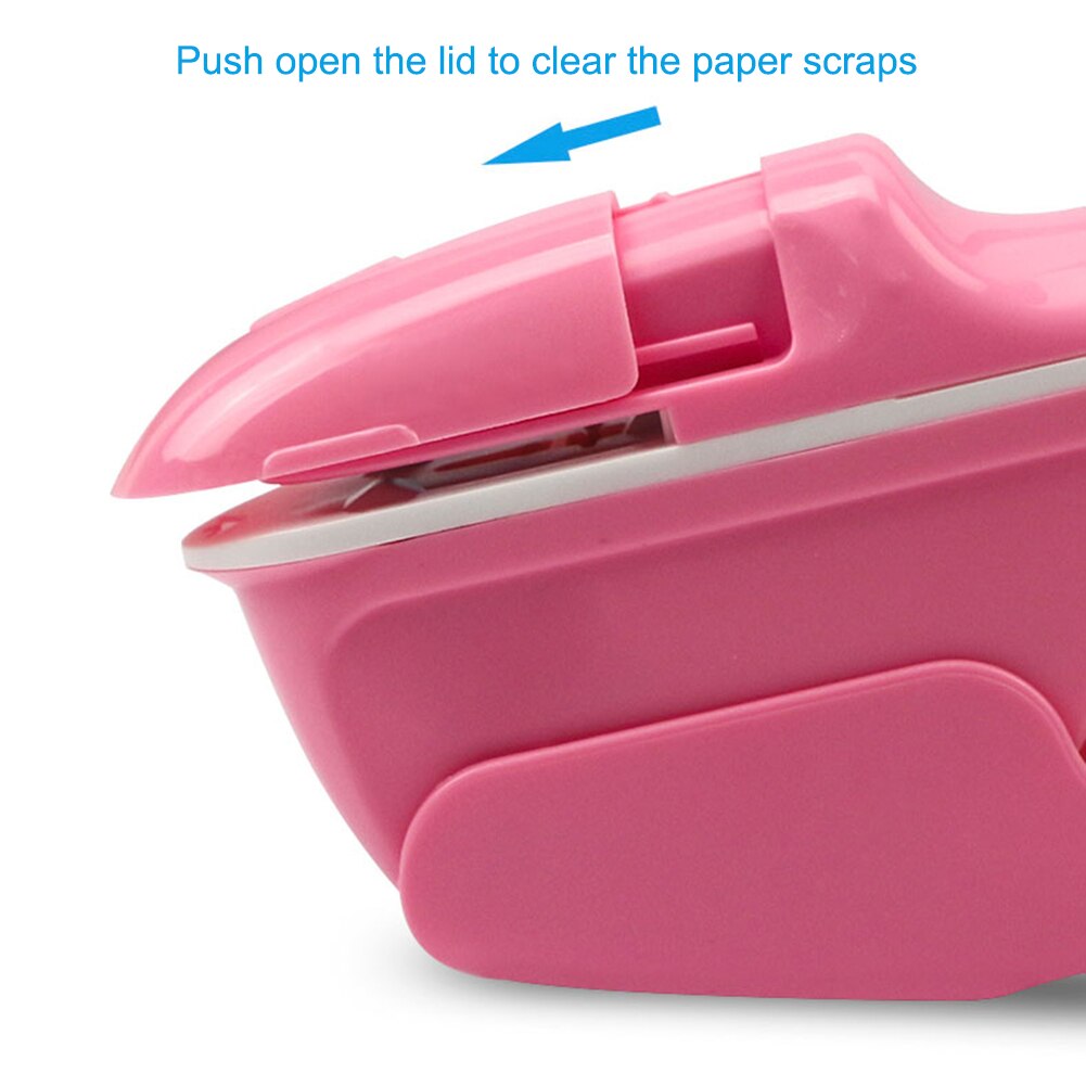 Hand-held Mini Safe Stapler without Staples Staple Free Stapleless 7 Sheets Capacity for Paper Binding Business School Office