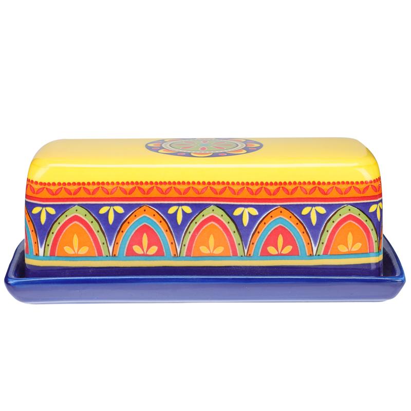 1pc American Style Butter Dish Delicate Ceramic Butter Box Butter Container: 2