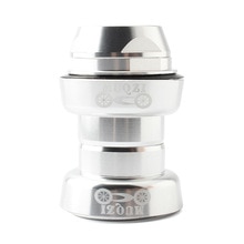 Retro bicycle Headset for 30MM frame head tube and 25.4mm/1 inch Front fork built-in Threaded Aluminum Alloy Road bike parts: Silver
