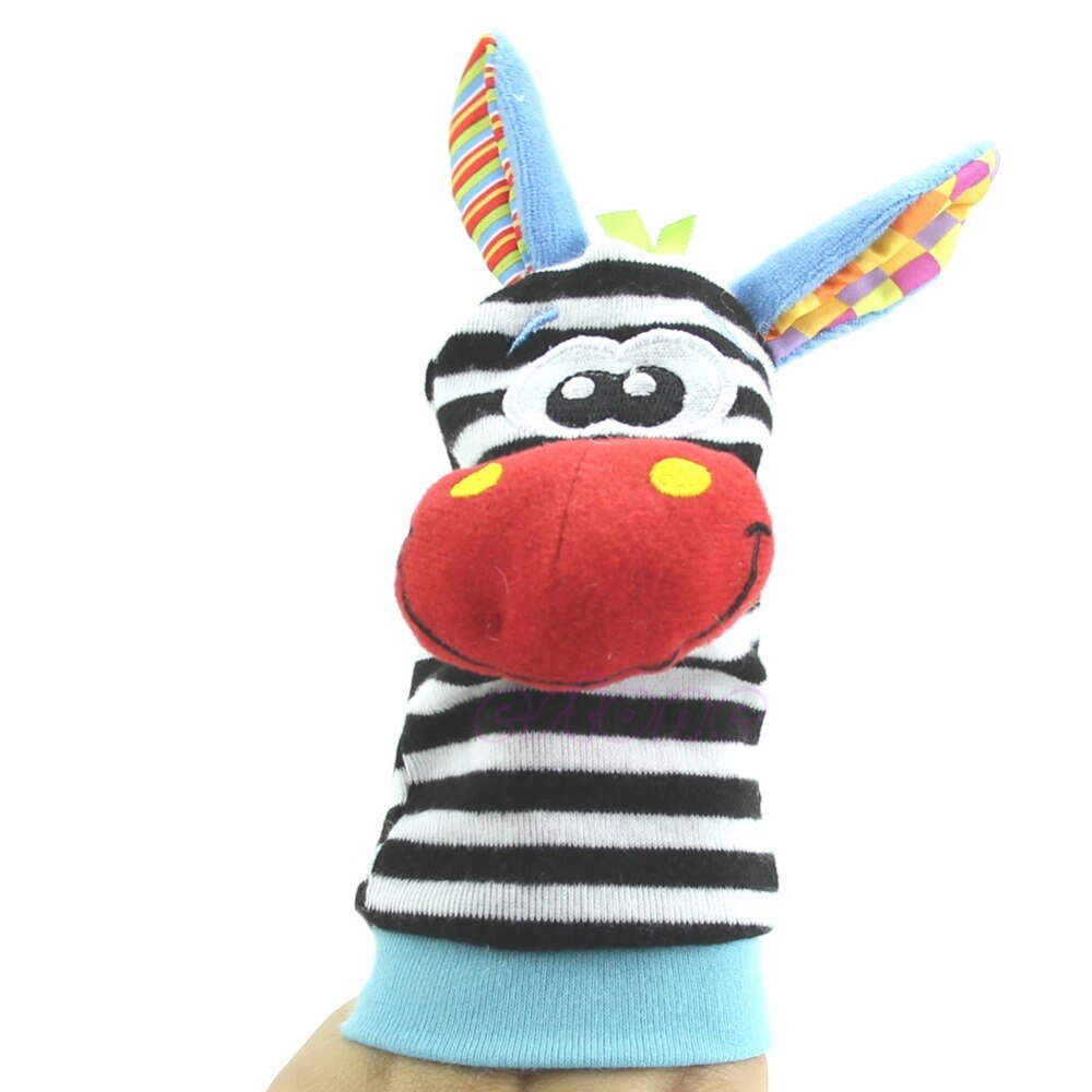 Schattige baby, jongens, schattige dieren, hand, pols, bellen, voet, sok, rammelaars, knuffels, babyshower