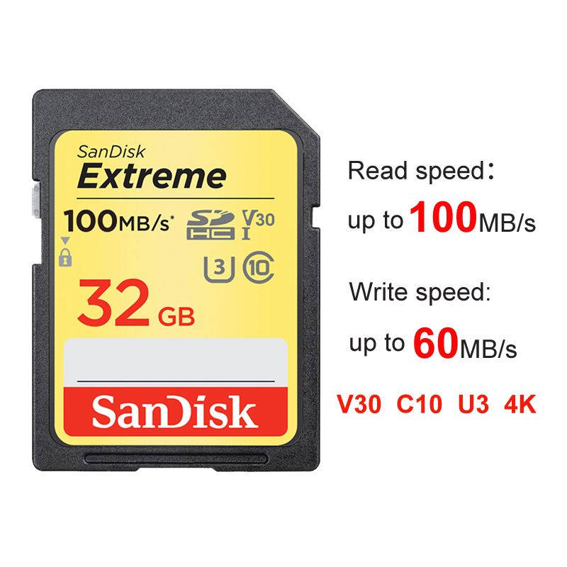 Tarjeta de memoria Digital segura SanDisk, 256GB, 128GB, 64GB, SDXC, 32GB, SDHC, tarjeta de memoria Flash SD para cámara Digital SLR, videocámara: 16 GB