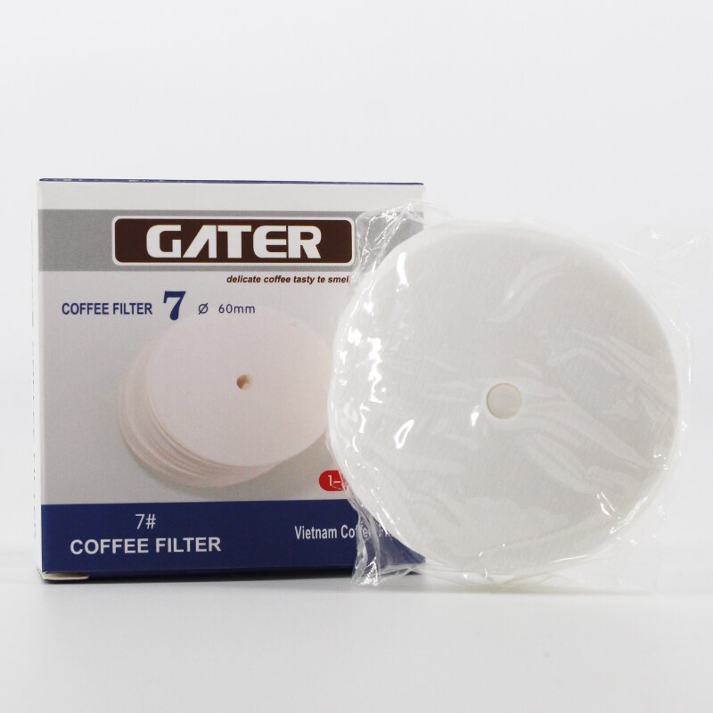 200 Pcs Papier Koffie Filter Vietnam Koffie Druppelaar Papieren Filter V60 Dripper Voor Vietnam Drip Cup Vietnamese Koffie Filter Papier