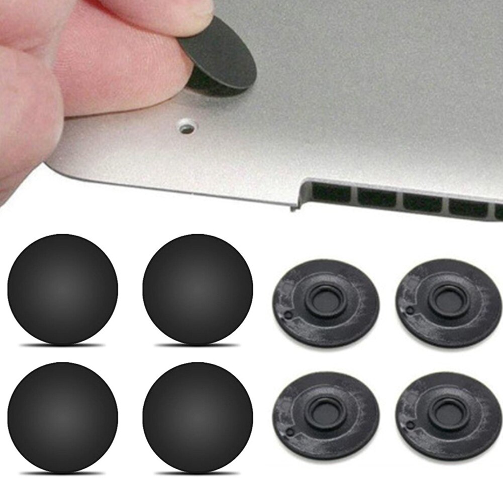 4 Stuks Adhesive Cover Vervanging Tool Accessoires Voeten Pad Stand Antihechtende Laptop Bottom Case Mini Rubber Voor Macbook Pro A1278