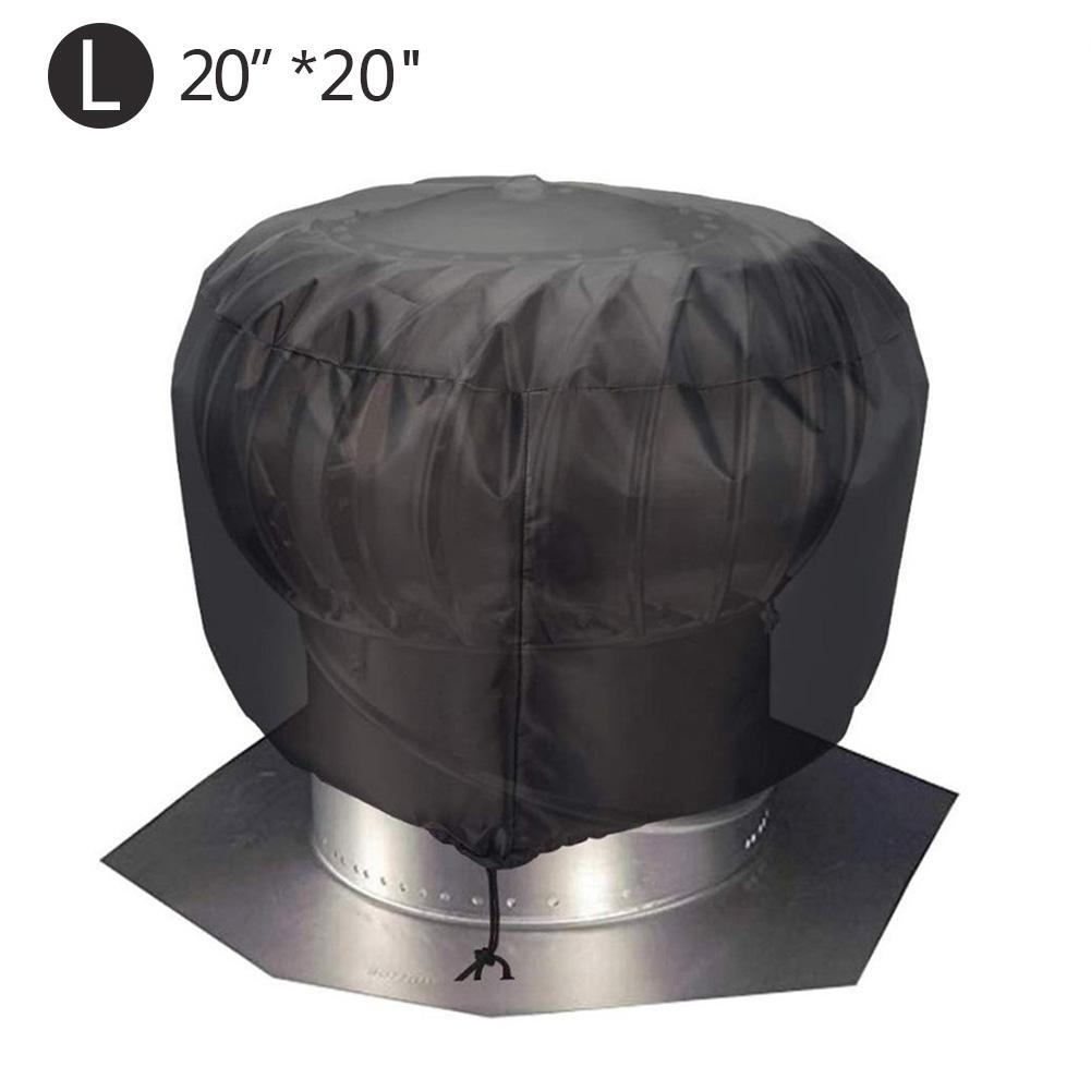 420D Waterproof Air Vent Cover Turbine Roof Vent Cover Outdoor Roof Ventilator Cover Oxford Cloth Turbine Turbo Vent Cover: L