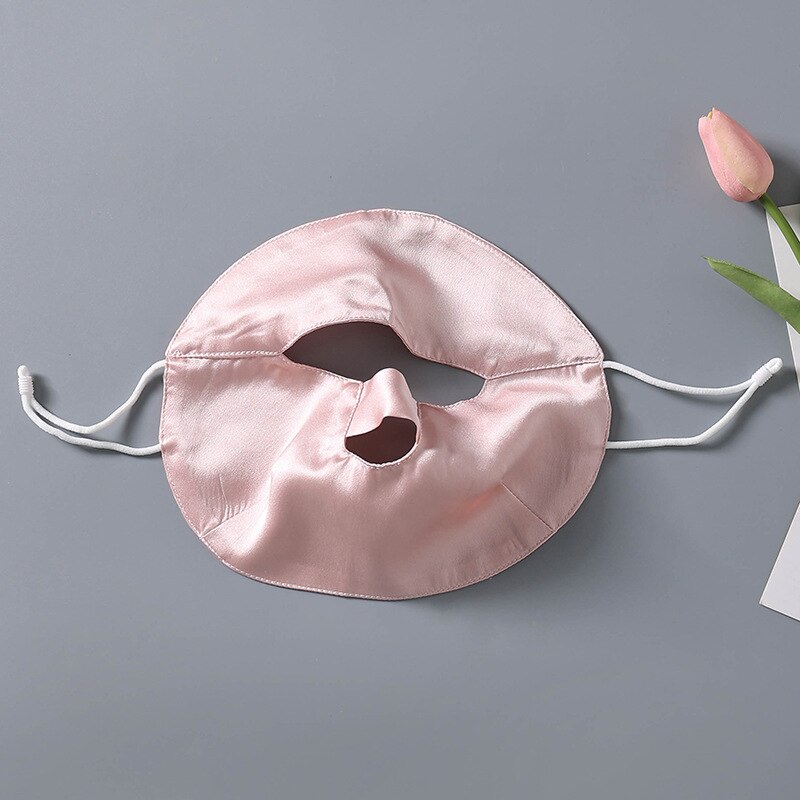 100% Silk Face Mask UV Protection Spring Summer Wi... – Vicedeal