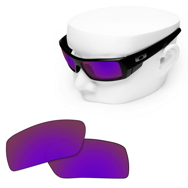 OOWLIT-lentes polarizadas de repuesto para gafas de sol pequeñas, Oakley Gascan: Purple Mirror