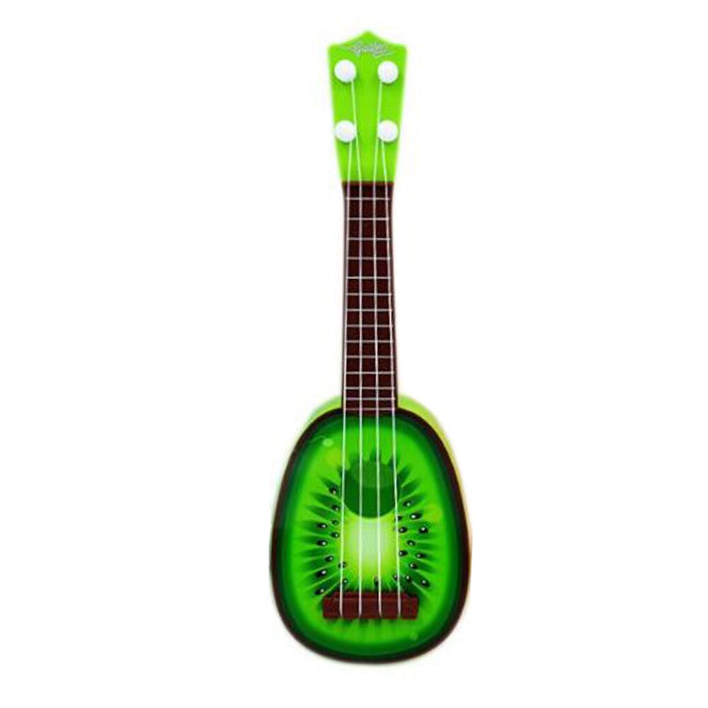 Mini Ukulele Kids Toy Simulation Guitar Musical Children Pretend Play Game Child Interest Training Musical Instrument: Yellow