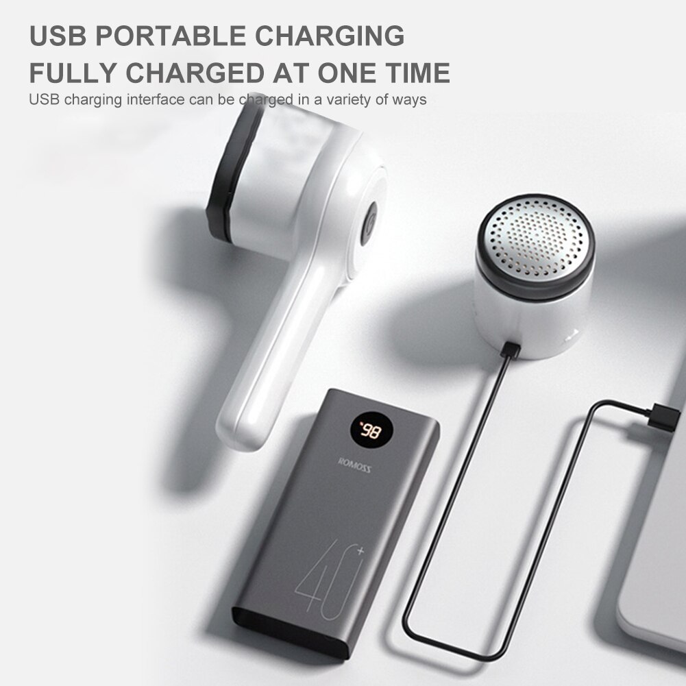 Elektrische Lint Remover Machine Oplaadbare Lint Remover Haarbal Trimmer Met Afneembare Handvat Voor Home Reizen