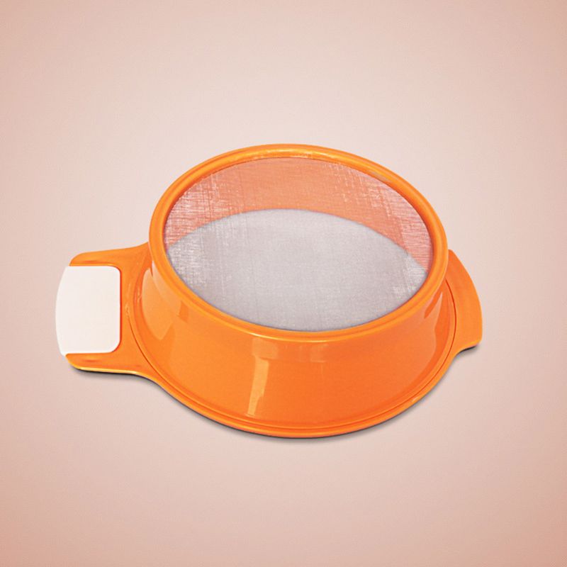 Colador de harina de malla fina para cocina, colador de aceite de acero inoxidable , herramientas para hornear