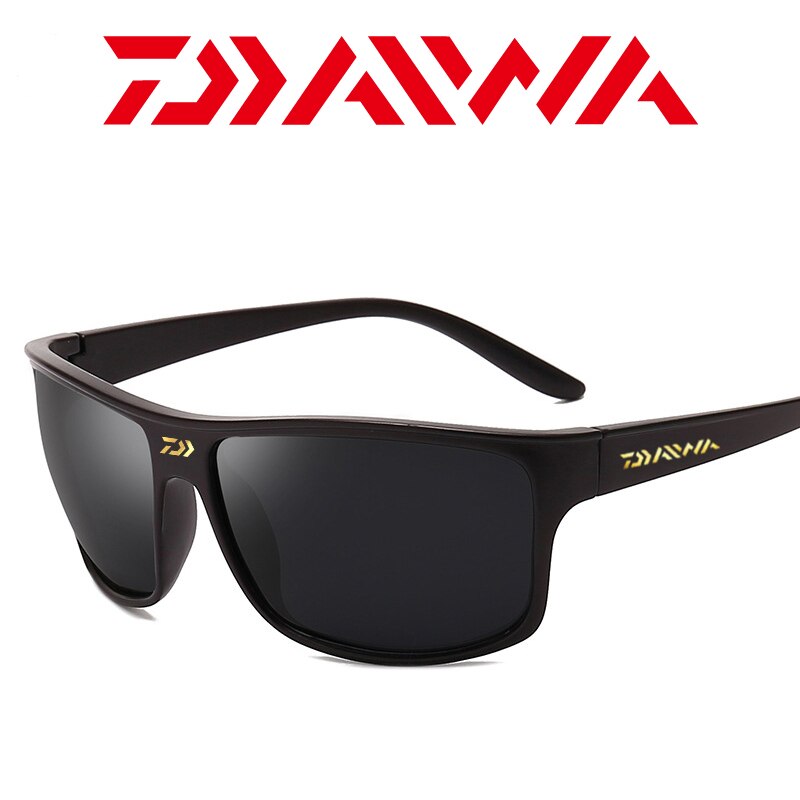 Daiwa udendørs kørsel og fiskeri uv beskyttelse solbriller herre sport cykling solbriller polariserede briller: Fotofarve 4