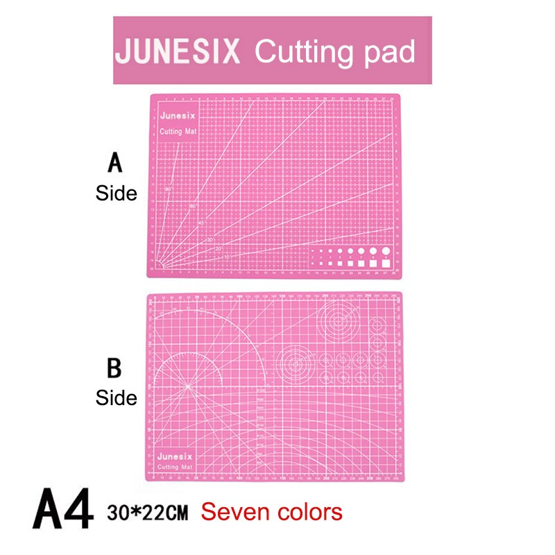 A3 A4 PVC Self Healing Cutting Mat Craft Quilting Grid Lines Printed Board