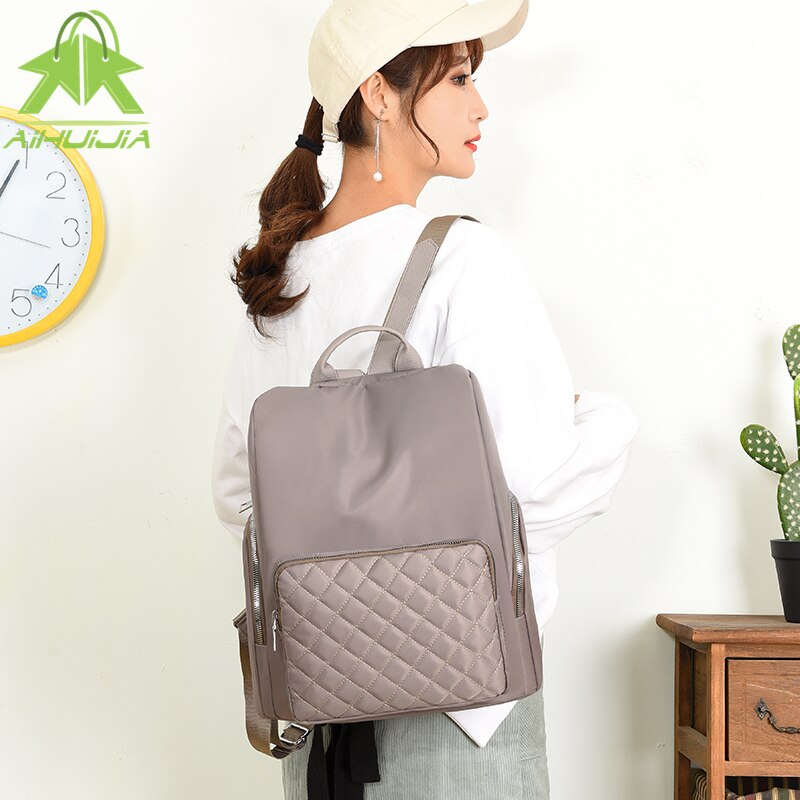 Mochila multifunción antirrobo para mujer, mochila Oxford impermeable, a la , para el Campus, para viaje y ocio