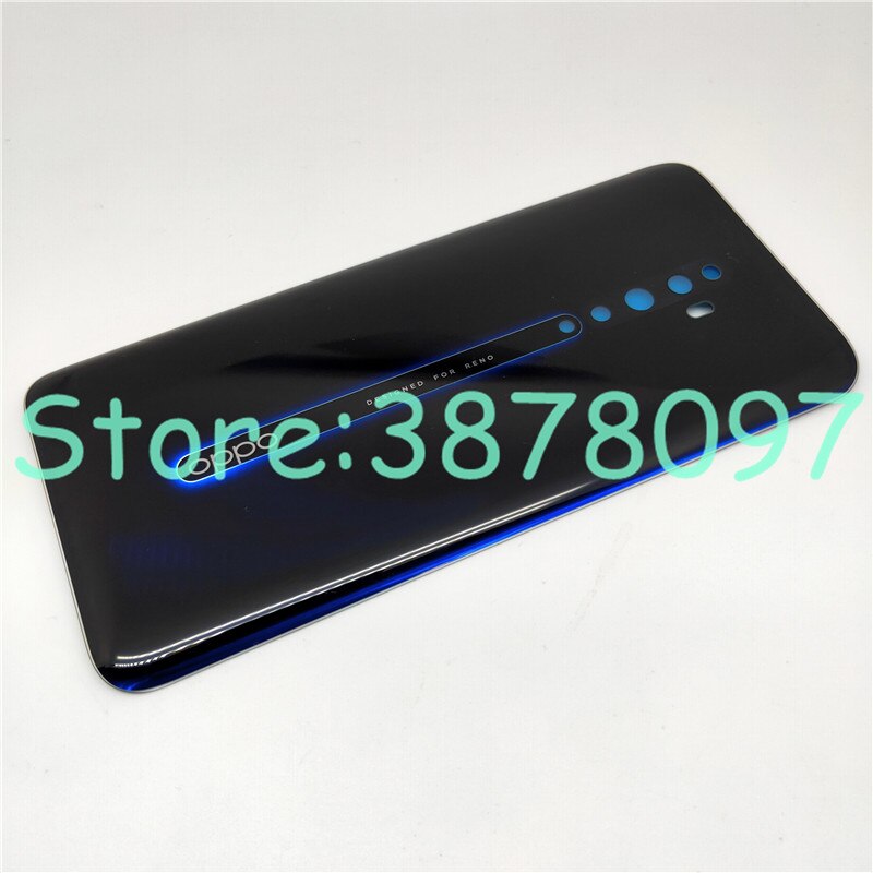 Original para oppo reno2/reno 2/reno 2z reno2 z f voltar capa da bateria porta habitação caso peças de reparo vidro traseiro
