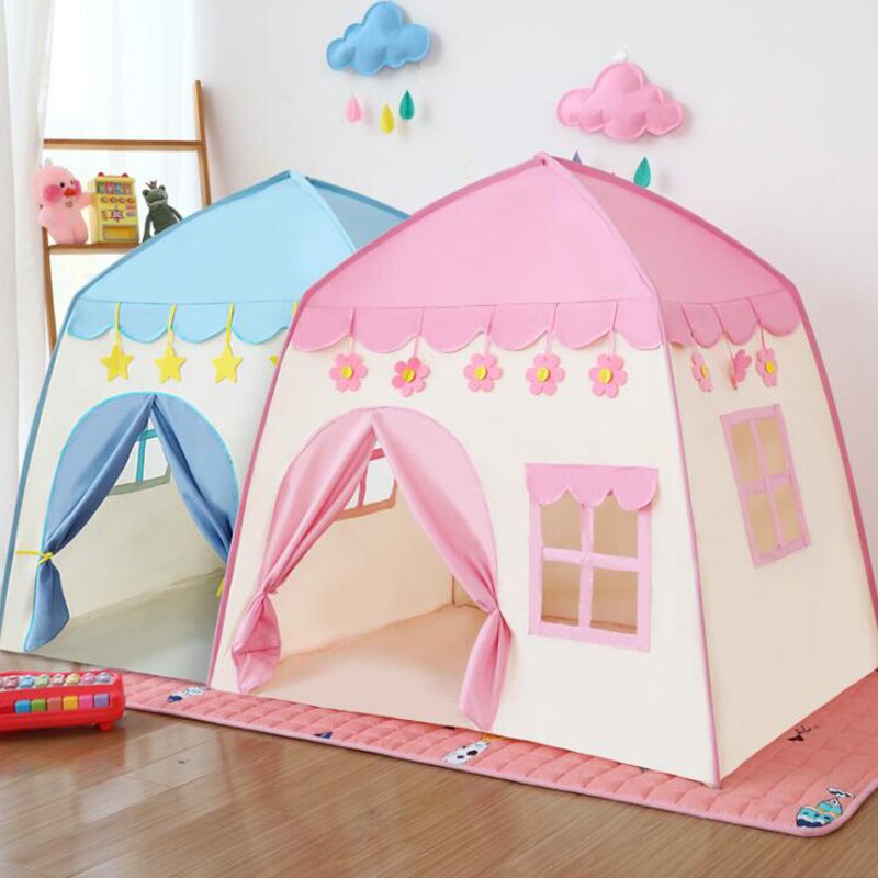 Kids Baby Speelgoed Tent Wigwam Vouwen Prins Prinses Tenten Kinderen Kasteel Speelhuis Kid Outdoor Strand Barraca Infantil Speelgoed