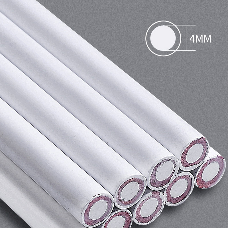 Juego de lápices de carbón blanco y negro para dibujo, bocetos, sombreado en papeles oscuros, cartón de colores, 6 unidades por juego