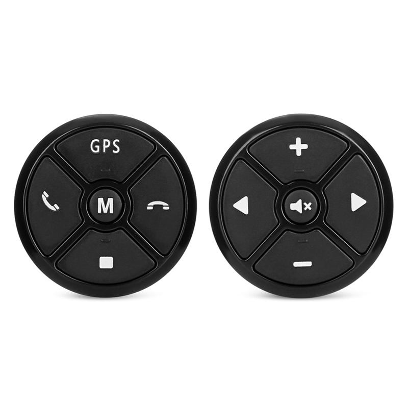 Mando Universal para volante de coche 4Key Music inalámbrico DVD GPS navegación volante Radio Control remoto botones negro