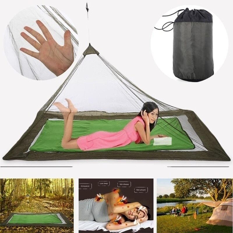 Portable Outdoor Camping Mosquito Net Perfect Backpacking Accessory Adults and Kids Mosquito Mat Keep Insect Away