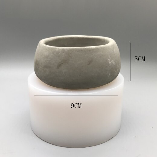 Concrete Planter Molds Cement Beton Flower Pot Molds Garden Pot Molds: Army Green