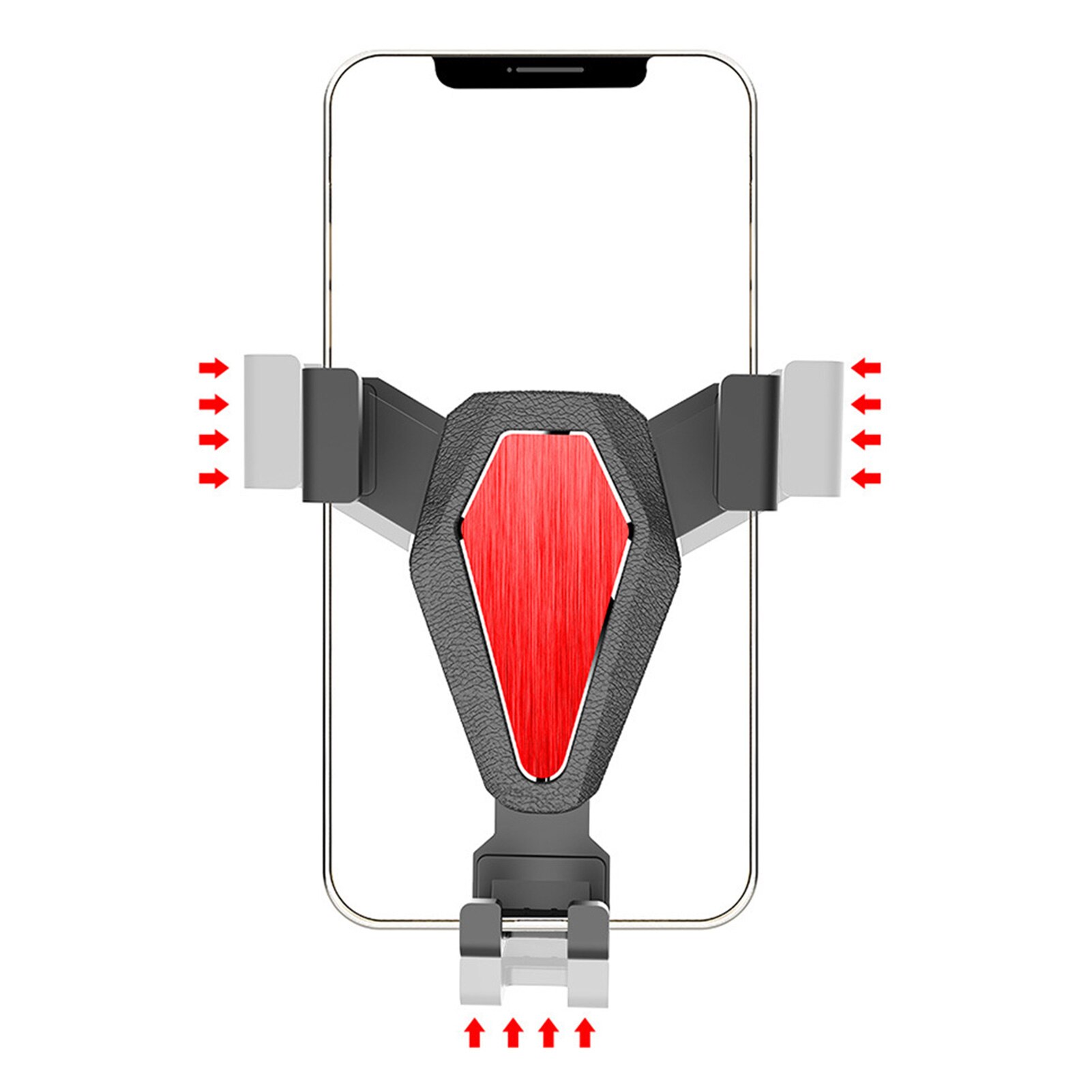 Universal Car Mobile Phone Holder Triangle Fixed 360-degree Rotation Gravity Stable Navigation Bracket for Car Air Outlet