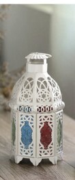 Confezione da 2 lanterne per candele in stile marocchino