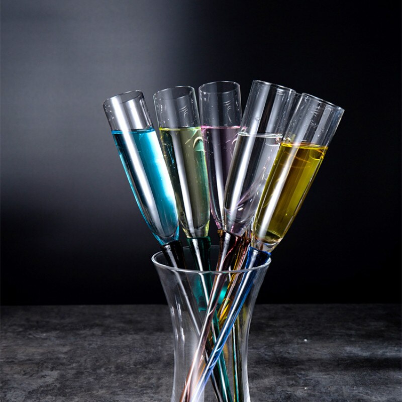 Moderne glassfarge strandkopp champagneglass cocktailglassbar hotell ktv fritid  wf529919