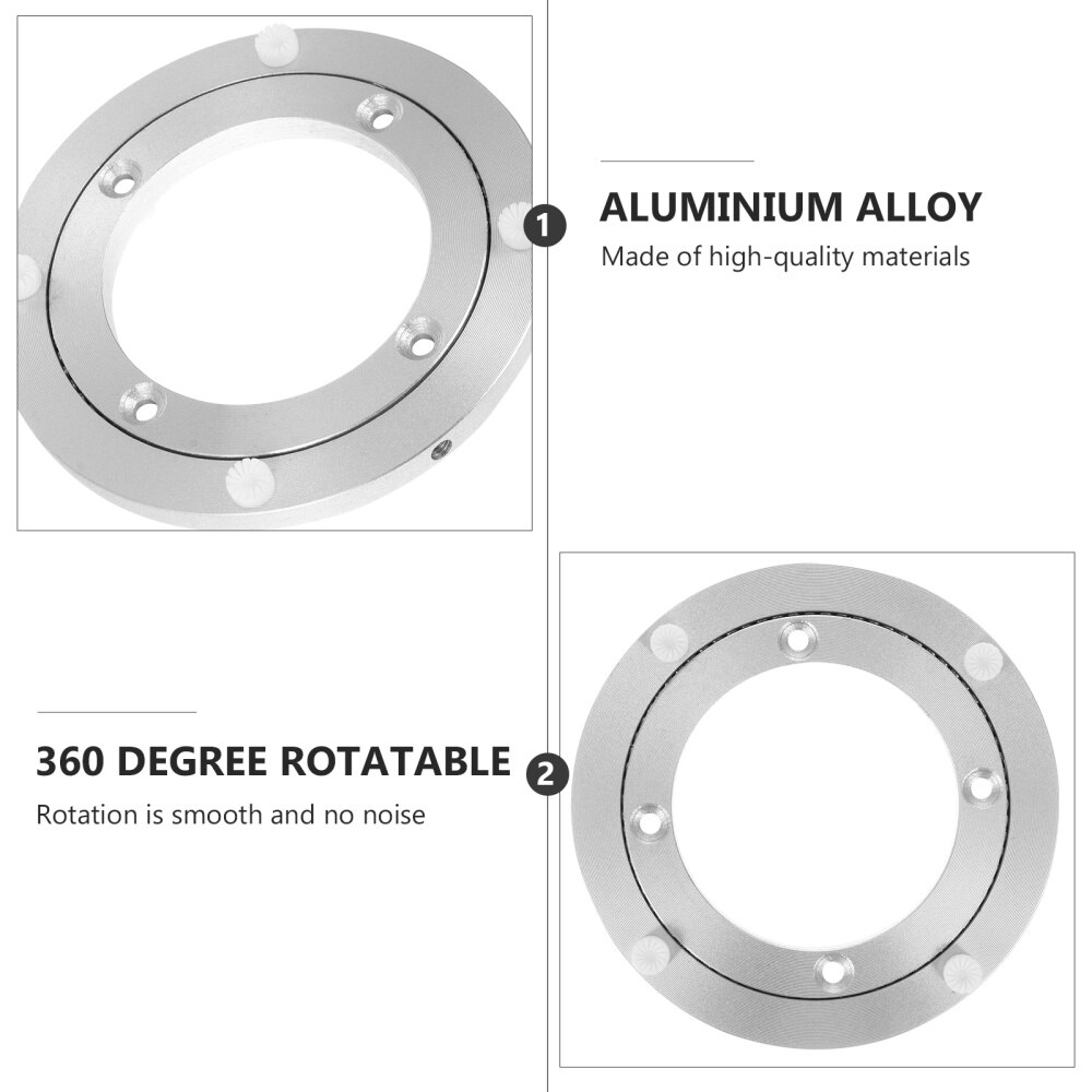 Aluminum Alloy Rotating Turntable Bearing Swivel Plate Practical Turntable Plate
