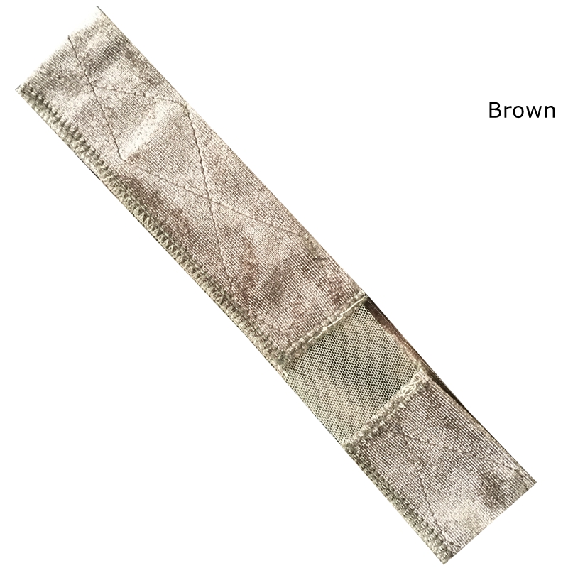 Banda de agarre de peluca de terciopelo ajustable antideslizante, soporte elástico para salón, banda de terciopelo, accesorio para peluca, diadema para peluca de pelo: Gris claro