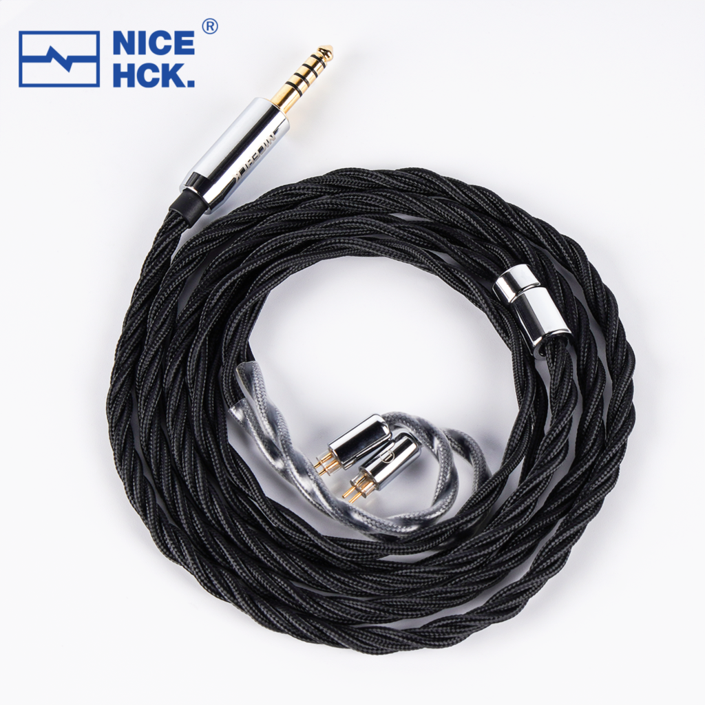 NICEHCK BlackDawn Earphone Cable 5N Silver Plated TaiwanOFC IEM Wire MMCX/2Pin/QDC 4.4mm for CHU II ZERO EDX PRO In Ear Monitor
