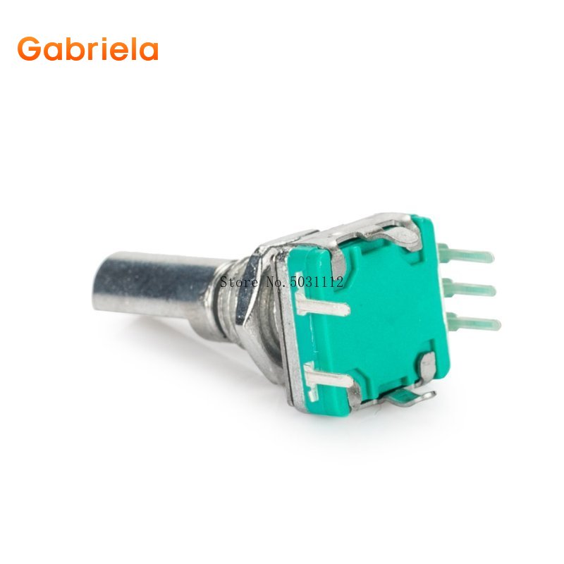 2 pcs 5Pin Auto DVD Navigatie Potentiometer/Auto DVD Volume Schakelaar/360 graden Encoder/Volume Schakelaar EC11 halfronde handvat