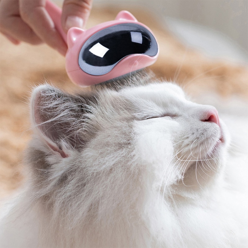 Professionele Kat Kam Borstel Grooming Tool Voor Katten Rvs Vergieten Katten Producten Huisdier Haar Schoonmaakproducten Accessoires