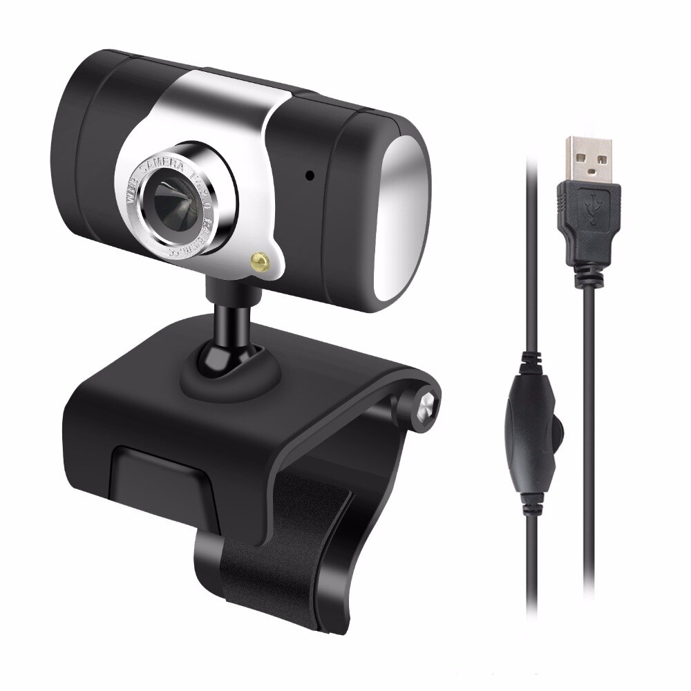 Webcam USB Ingebouwde geluidsabsorptie microfoon High Definition Camera Web Cam 360 Graden MIC Clip-on Voor Skype Yahoo computer